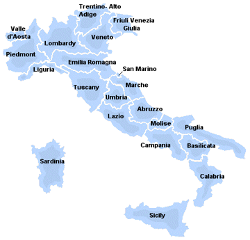 campagnia-italy-map. Italy is shaped like a "boot" and the Campagnia region 