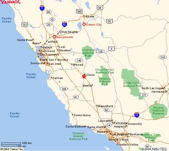 Fresno CA Maps