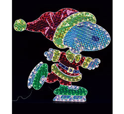 Christmas Holographic Display - Christmas Yard Decorations