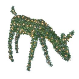 Topiary Feeding Doe  - Lighted Christmas Topiary